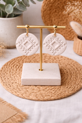 Boho Geometric Clay Earrings