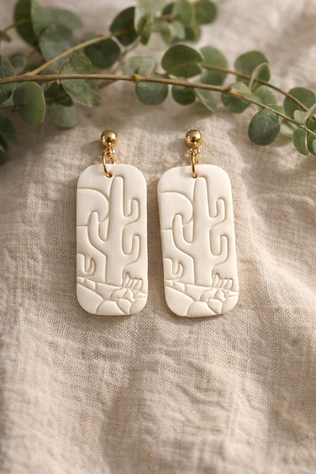 Desert Bloom Clay Earrings