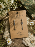 Silver Arrow Dangle Earrings