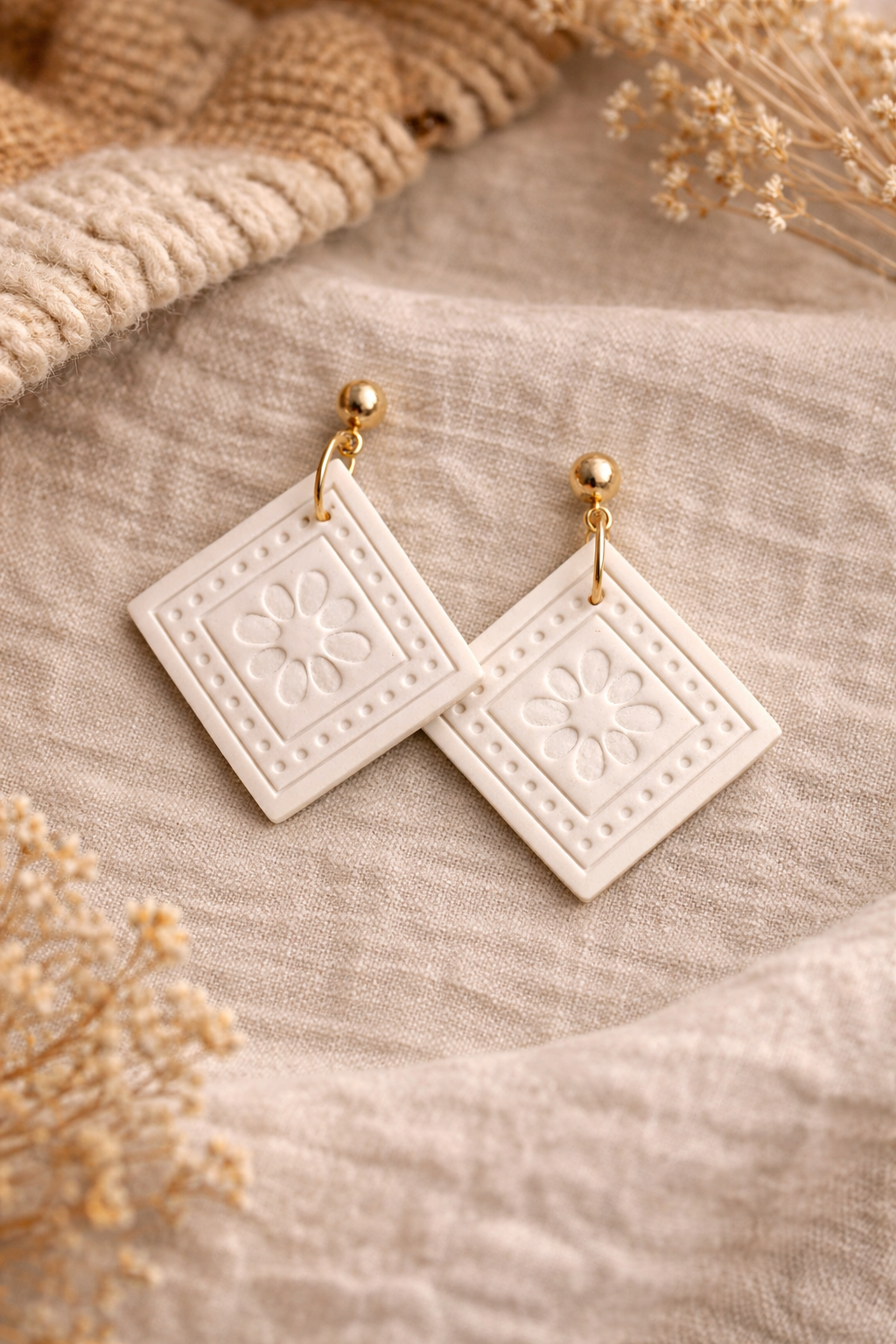 Western Tile Earrings